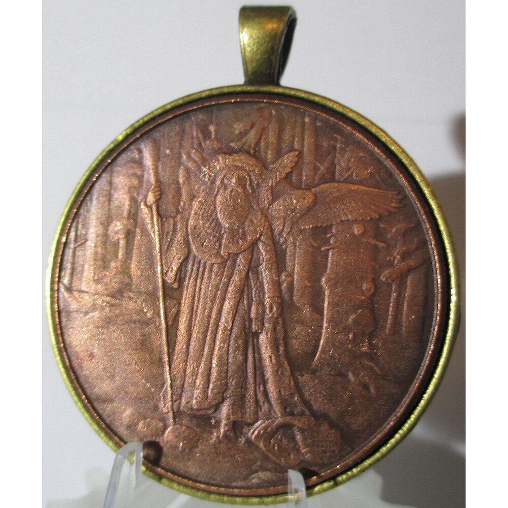 Celtic Lore: Merlin Coin-Pendant